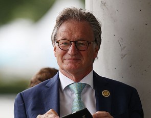 Frank Kemperman, chair of the FEI Dressage Committee, at the 2019 CDIO Aachen :: Photo © Astrid Appels