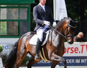 Lars Ligus and Dinay at the 2020 Bundeschampionate in Warendorf :: Photo © LL-foto
