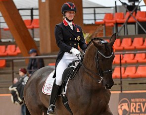 Laura Tomlinson and Rose of Bavaria at the 2020 CDI Le Mans :: Photo © Les Garennes