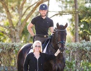 Endel Ots rings in 2021 aboard King’s Pleasure with owner Heidi Humphries :: Photo © Joanna Jodko