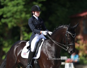 Ruth Hole and Winnetou GEP at the 2015 CDIO Compiegne :: Photo © Astrid Appels