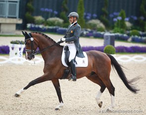 Jose Manuel Lucena and Wolk at the 2016 CDIO Aachen :: Photo © Astrid Appels