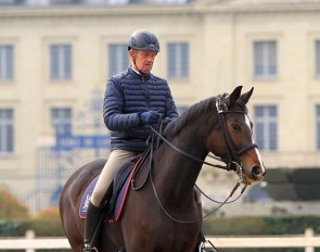 Christian Carde re-training Milady (by De Niro) in 2017 :: Photo © Silke Rottermann