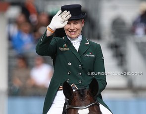 Kate Dwyer and Snowdon Faberge at the 2019 European Dressage Championships :: Photo © Astrid Appels