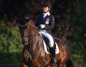 Diana Porsche and Di Sandro at the 2019 European Under 25 Championships :: Photo © Astrid Appels
