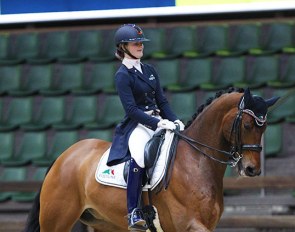 Micky Schelstraete and Grand-Charmeur at the 2020 CDI Lier :: Photo © Astrid Appels