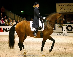 Marlies van Baalen and Idocus at the 2004 World Cup Finals :: Photo © Astrid Appels