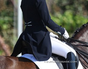 The FEI made an administrative error in its 2021 Dress Rules! Tailcoats are allowed in the junior riders' division :: Photo © Astrid Appels