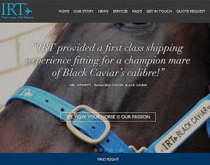 World famous race horse Black Caviar flies IRT