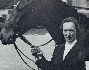 Sarah Whitmore and Junker in 1976