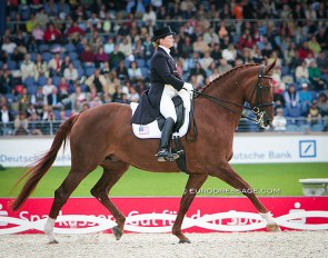 Debbie McDonald and Brentina at the 2006 World Equestrian Games in Aachen :: Photo © Astrid Appels