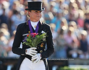 Dorothee Schneider won team gold and double silver at the 2019 European Dressage Championships in Rotterdam :: Photo © Astrid Appels