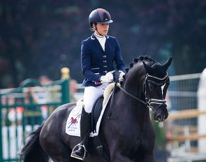 Johanna Klippert and Fashion in Black at the 2020 CDI Hagen :: Photo © Astrid Appels