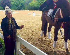 Anne Barlow Ramsey and Freedom at the 2017 U.S. Developing Grand Prix Horse Championship