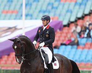 Spencer Wilton and Super Nova at the 2017 European Championships :: Photo © Astrid Appels