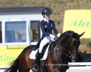Isabelle Tovek and Sam Donnerhall at the 2018 CDIO Uggerhalne :: Photo © Astrid Appels