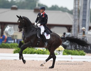 Spencer Wilton and Super Nova at the 2018 World Equestrian Games in Tryon :: Photo © Astrid Appels