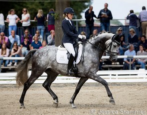 Andrea Müller-Kersten and Di Magic at the 2019 Bundeschampionate :: Photo © Jessica Stammer
