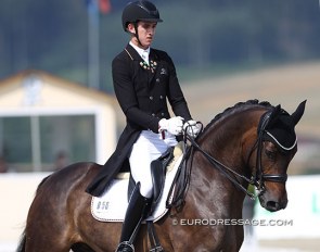 Moritz Treffinger and Standing Ovation at the 2020 CDI Hagen :: Photo © Astrid Appels
