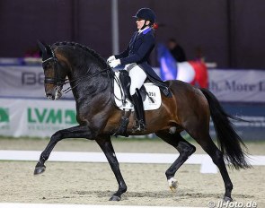 Nanna Skodborg Merrald and Blue Hors Zack at the 2021 CDI Hagen :: Photo © LL-foto