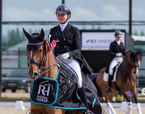 Tiina Kuusmann and Romantika win two small tour classes at the 2021 CDI-W Kunkiai in Lithuania :: Photo © private