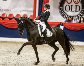 Sandra Nuxoll and Hanami won the 2021 CDN Vechta Grand Prix on 27 February 2021 :: Photo © Petra Kerschbaum