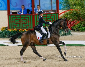 Julia Chevanne and Calimucho at the 2008 Olympic Games in Hong Kong :: Photo © Dirk Caremans