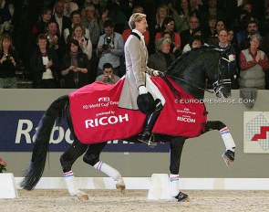 The legendary Totilas: 2009 European Champion, 2010 World Champion, 2010 World Cup Champion and World Record holder :: Photo © Astrid Appels