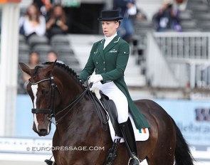 Kate Dwyer and Snowdon Faberge at the 2019 European Dressage Championships :: Photo © Astrid Appels