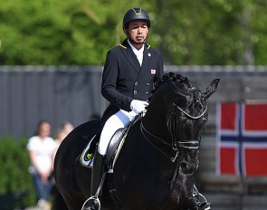 Malaysian Qabil Ambak and Delatio at the 2019 CDI Sint-Truiden :: Photo © Astrid Appels