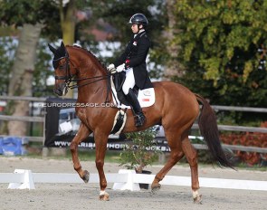 Caroline Chew and Tribiani will ride for Singapore at the 2021 Olympic Games :: Photo © Astrid Appels