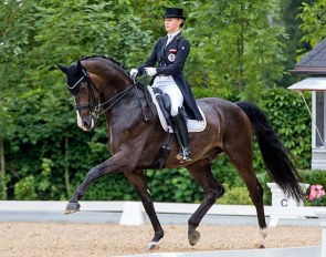Victoria Max-Theurer and Abegglen FH at her home show in Achleiten :: Photo © CDI Achleiten
