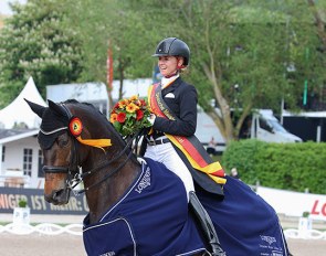 Jessica von Bredow-Werndl and TSF Dalera BB win the gold at the 2021 German Dressage Championships :: Photo © LL-foto