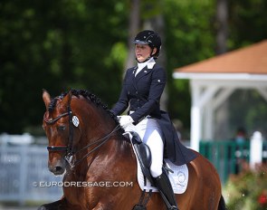 Russian Irina Zakhrabekova and Armas Balago II at the 2021 CDIO Compiegne :: Photo © Astrid Appels