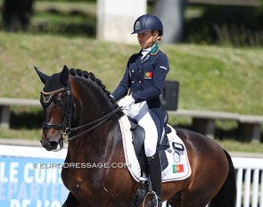Maria Caetano and Fenix de Tineo at the 2021 CDIO Compiegne :: Photo © Astrid Appels