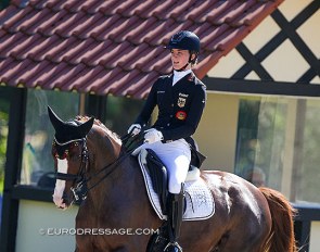 Shona Benner and Brisbane at the 2021 CDI-J Hagen :: Photo © Astrid Appels