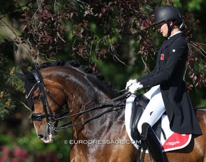 Milena Sulzer on Fantasimo at the 2021 CDIO-PJYR Hagen :: Photo © Astrid Appels