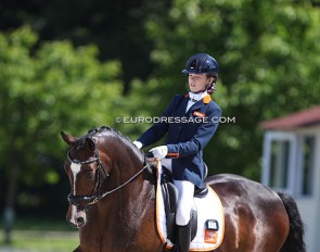 Sophie van Iwaarden on Hermes Mithras at the 2021 CDIO-CH Hagen :: Photo © Astrid Appels