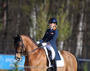Anne Meulendijks and Avanti at the 2021 CDI Opglabbeek :: Photo © Astrid Appels