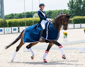 Leon Aschauer and Formidable at the 2021 CDI Samorin :: Photo © Lukasz Kowalski
