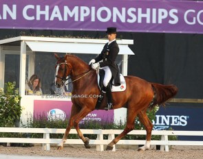 Boaventura Freire and Sai Baba at the 2017 European Championships in Gothenburg :: Photo © Astrid Appels