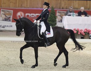 Tatiana Kosterina and Diavolessa VA at the 2020 CDI Lier :: Photo © Astrid Appels