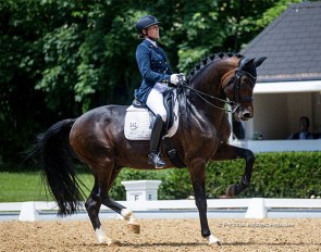 Nicole Casper and Topas at the 2021 CDI Achleiten :: Photo © Petra Kerschbaum