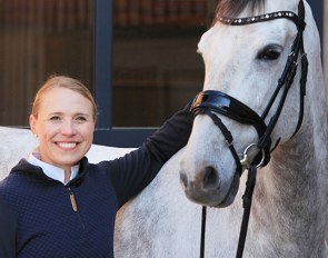 Finnish Grand Prix rider Terhi Stegars feeds her sensitive horses Equine 74 Gastric for a healthy gut ulcer management :: Photo © Astrid Appels