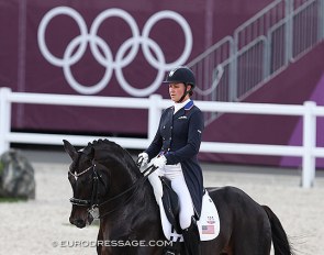 Adrienne Lyle and Salvino in the Grand Prix Special at the 2021 Olympic Games :: Photo © Astrid Appels