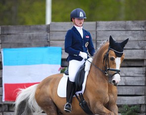 Florentina Jöbstl and Colourfull Cannonball at the 2021 CDI Sint-Truiden :: Photo © Astrid Appels