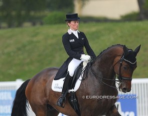 Helen Langehanenberg and Hollywood at the 2019 CDIO Compiegne :: Photo © Astrid Appels