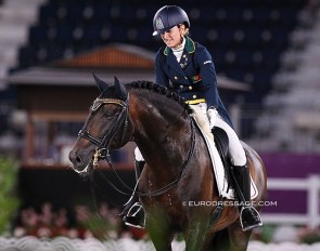 Maria Caetano fulfilled two major dreams this year: she rode at her first Olympics and is pregnant with her first baby :: Photo © Astrid Appels