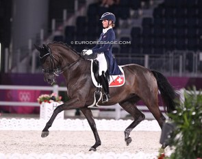 Estelle Wettstein and West Side Story OLD at the 2021 Olympics :: Photo © Astrid Appels