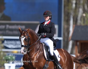 Thamar Zweistra and Hexagon's Double Dutch at the 2021 CDI Opglabbeek :: Photo © Astrid Appels